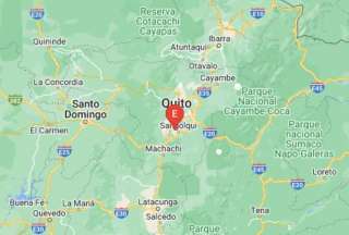 Reportan un sismo en la localidad de Sangolquí