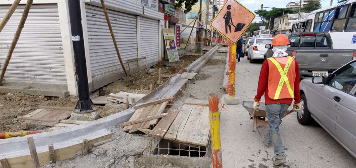 Los trabajos ejecutados en la calle Tungurahua forman parte de las gestiones m&aacute;s recientes del Municipio de Guayaquil.