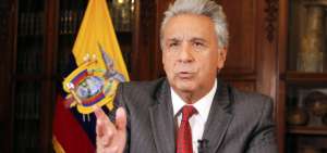 El presidente de la Rep&uacute;blica, Len&iacute;n Moreno, se dirigi&oacute; a la naci&oacute;n la noche del domingo 17 de noviembre tras conocer la resoluci&oacute;n de la Asamblea Nacional.