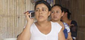 Johanna Sol&oacute;rzano, hermana de una de las v&iacute;ctimas.
