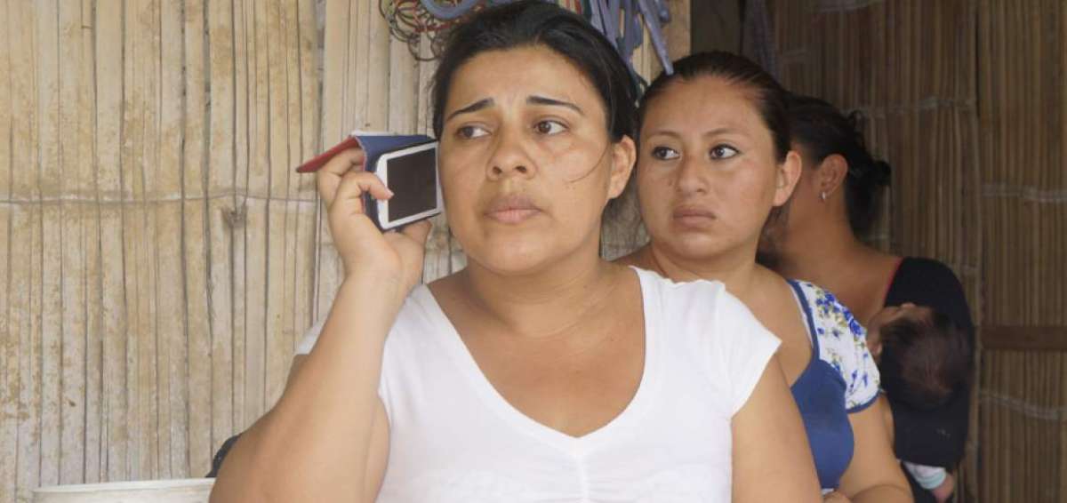 Johanna Sol&oacute;rzano, hermana de una de las v&iacute;ctimas.