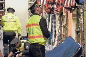 La Policia realiz&oacute; el operativo en el interior del Centro de Rehabilitaci&oacute;n de Cuenca.