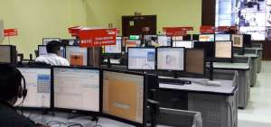 Sala de monitoreo del ECU-911.