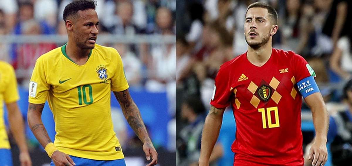 Neymar y Hazard son las m&aacute;ximas estrellas de sus selecciones. Se enfrentar&aacute;n este viernes en cuartos de final en el Brasil vs. B&eacute;lgica.