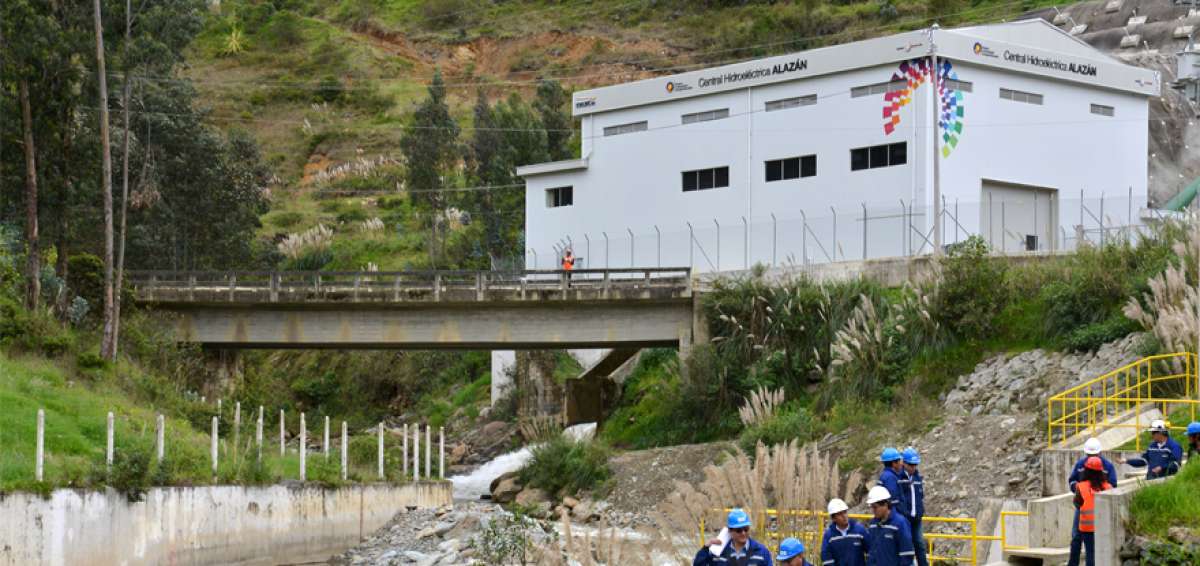 La central hidroel&eacute;ctrica Alaz&aacute;n opera con normalidad, mientras que las otras centrales, Dudas y San Antonio, est&aacute;n suspendidas desde diciembre de 2015.