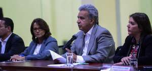 El presidente Len&iacute;n Moreno da a conocer al pa&iacute;s las acciones tomadas en la reuni&oacute;n del Consejo de Seguridad.