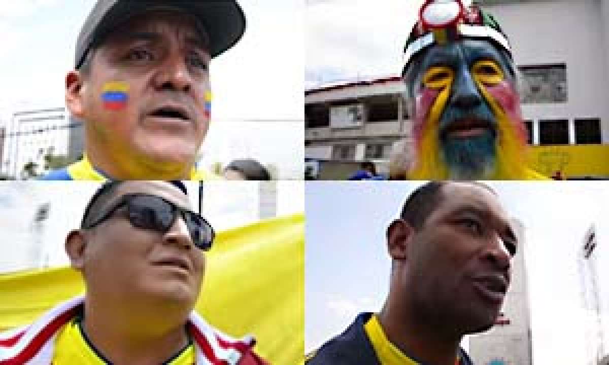 Hinchas Ecuatorianos listos para alentar a la "Tri" 