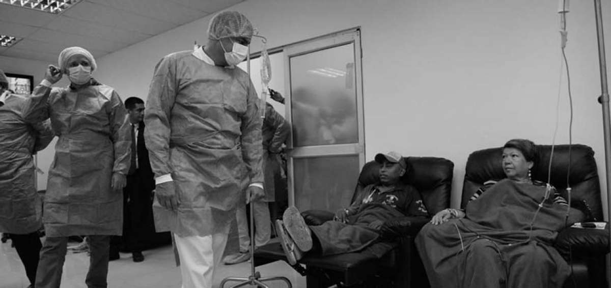 En el hospital Abel Gilbert, en el suburbio de Guayaquil, se invirtieron $ 23,3 millones. Atiende a 900 personas diarias.