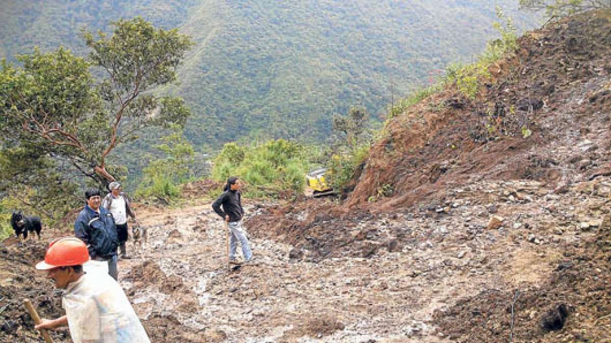 En el sector Santa In&eacute;s los deslizamientos fueron de magnitud. No hubo heridos.