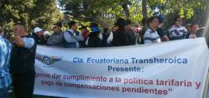 La marcha congrega a la C&aacute;mara de Transporte Urbano.