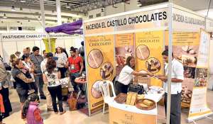 A la cita cacaotera en Guayaquil acudieron 90 expositores, 16 multinacionales y 38 compradores extranjeros. Foto: Miguel Castro / El Tel&eacute;grafo  