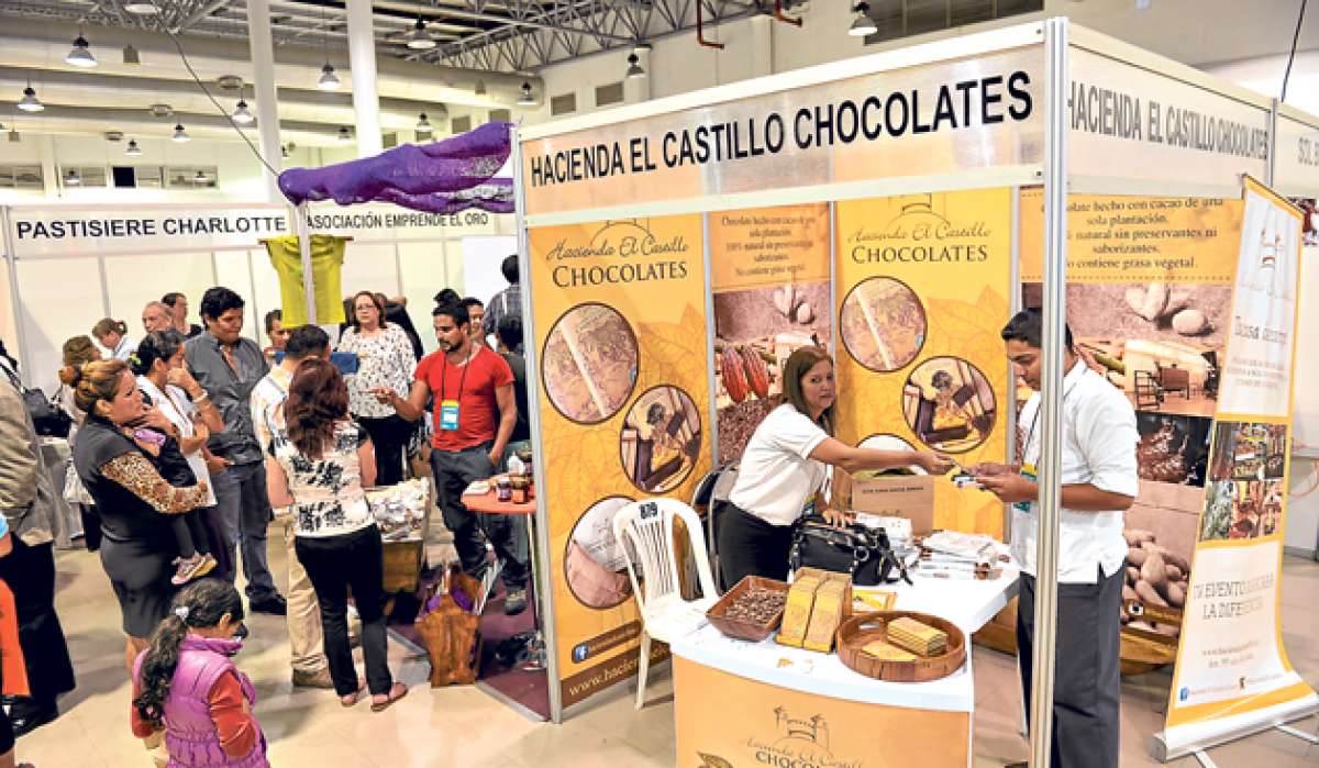 A la cita cacaotera en Guayaquil acudieron 90 expositores, 16 multinacionales y 38 compradores extranjeros. Foto: Miguel Castro / El Tel&eacute;grafo  