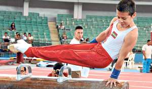 En la disciplina de gimnasia art&iacute;stica, adem&aacute;s de Guayas, destacaron Pichincha (segundo) e Imbabura (tercero). Foto: cortes&iacute;a Ministerio del Deporte