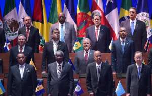 Los presidentes mantendr&aacute;n una corta sesi&oacute;n esta noche en Panam&aacute;. FOTO: AFP