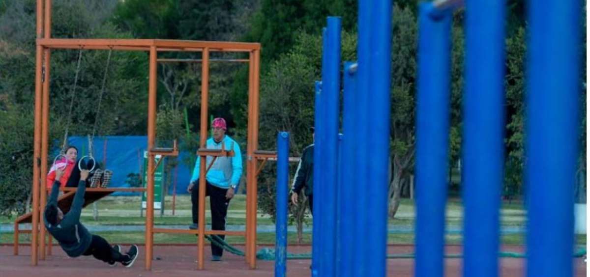 El parque La Carolina acoge a los deportistas madrugadores