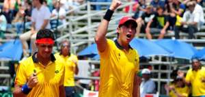 G&oacute;mez y Lapentti sellan victoria de Ecuador ante Barbados en Copa Davis