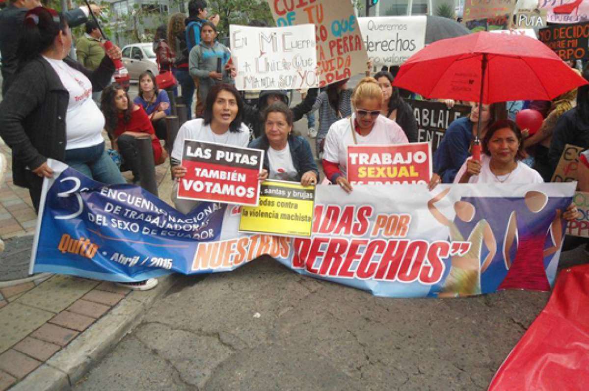 El III Encuentro Nacional de Trabajadoras Sexuales &lsquo;Emputadas por nuestros derechos&rsquo; se realiz&oacute; en Quito. Foto: Cortes&iacute;a