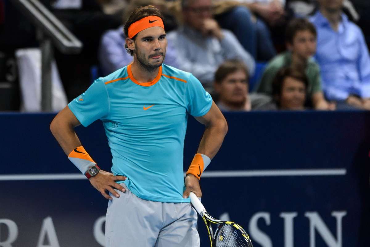 Rafael Nadal no jug&oacute; bien y fue ampliamente superado por su rival. Foto: AFP