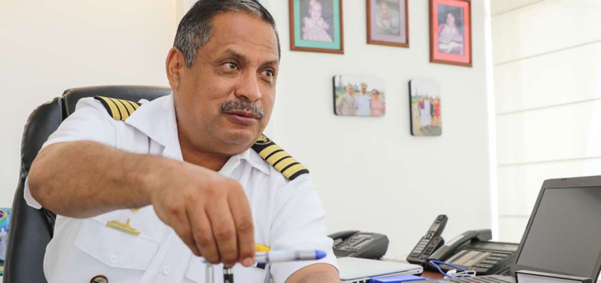 Patricio Efra&iacute;n Hidalgo Vargas, director del Instituto Oceanogr&aacute;fico de la Armada (Inocar)
