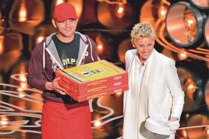 &Eacute;dgar Martirosan  es un modesto repartidor de pizza del local Big Mama&rsquo;s &amp; Papa&rsquo;s, que no imagin&oacute; nunca entrar al escenario del Teatro Dolby en plena gala del Oscar junto a la conductora Ellen DeGeneres.