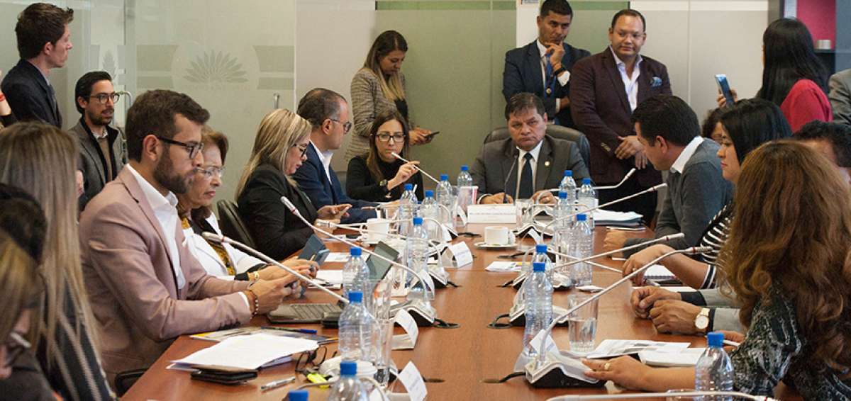 La ministra de Salud, Ver&oacute;nica Espinosa, compareci&oacute; primero ante la Comisi&oacute;n de Salud para responder a las denuncias del portal digital La Posta.