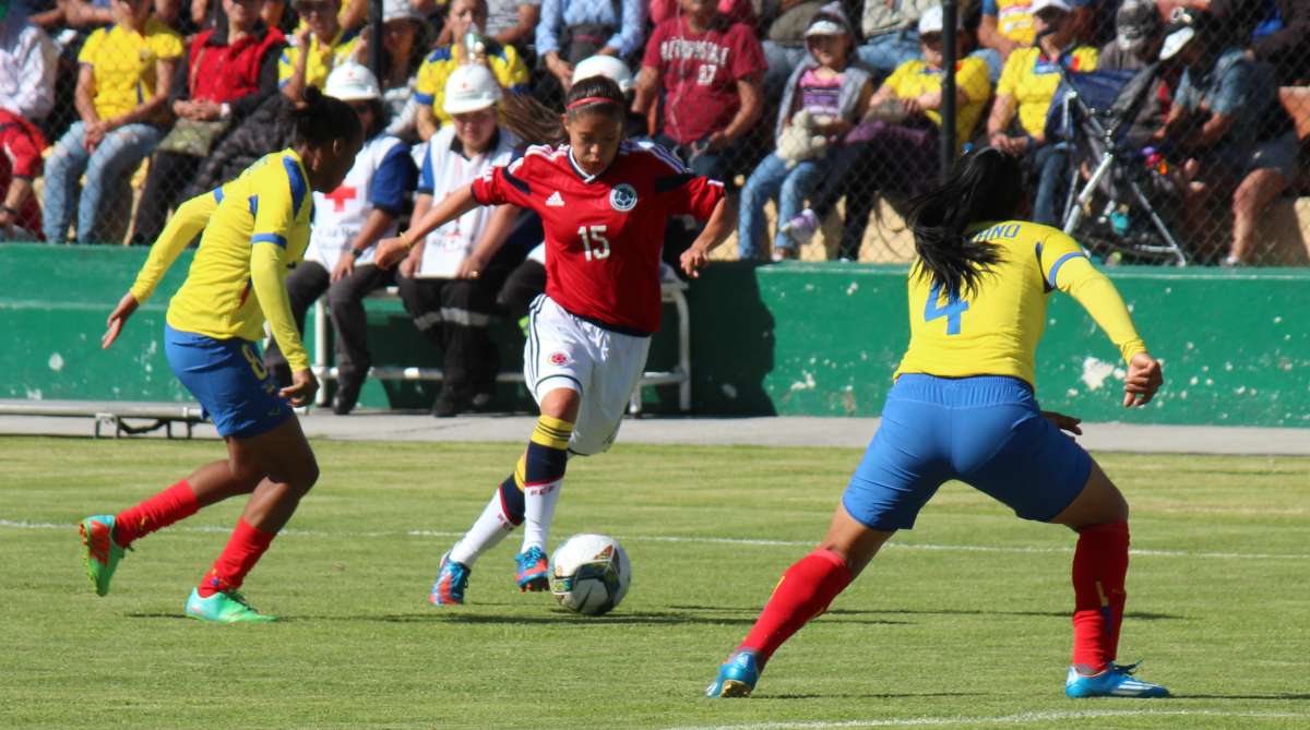 Colombia sum&oacute; 9 puntos con los que es el l&iacute;der del Grupo A. Foto: Tomada de ecuafutbol.org