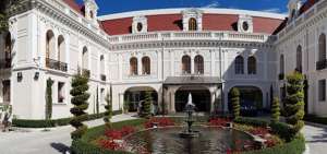Palacio de Najas, sede de la Canciller&iacute;a del Ecuador en Quito.