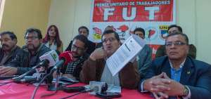 Dirigentes sindicales afirmaron ayer en Quito que est&aacute;n dispuestos a dialogar pero siempre y cuando el Gobierno cumpla con sus condiciones.