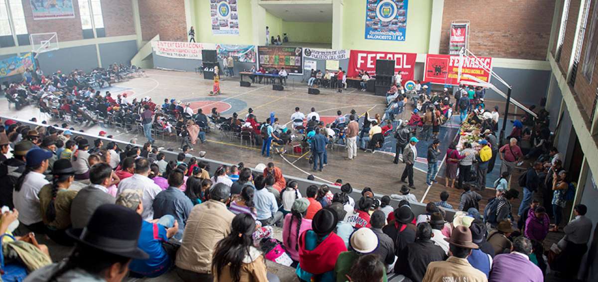 Cumbre agraria fija plan de marchas