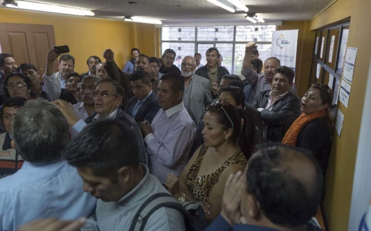 El grupo present&oacute; una demanda en contra del alcalde de Quito, Mauricio Rodas. Foto: John Guevara / El Tel&eacute;grafo 