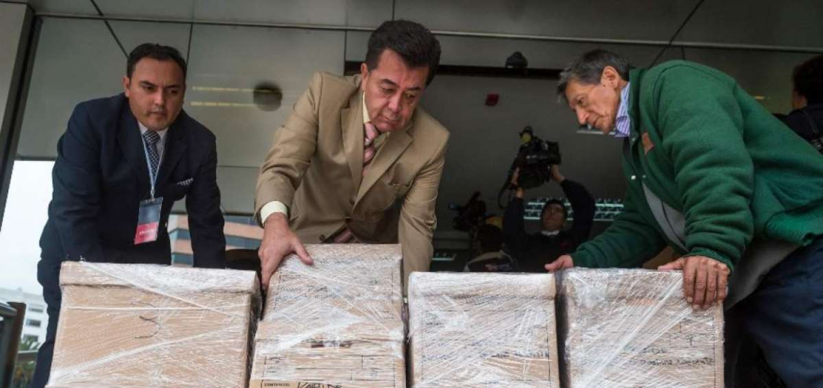Los formularios fueron entregados en la Secretar&iacute;a General del organismo.