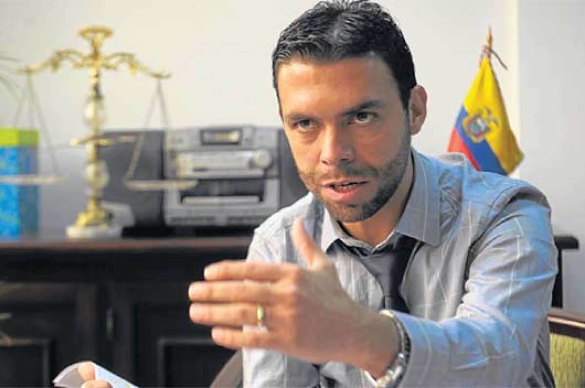 Juan Pablo Pozo Bahamonde, doctor en Jurisprudencia. Fue secretario relator de la Comisi&oacute;n de Fiscalizaci&oacute;n de la Asamblea Nacional. Foto: Santiago Arcos |  El Tel&eacute;grafo