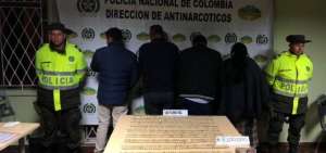 Las investigaciones dan cuenta que la droga ser&iacute;a transportada hasta Guayaquil y de all&iacute; a Estados Unidos.