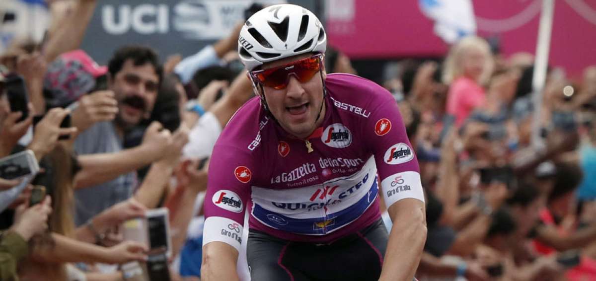 El ciclista italiano Elia Viviavi, del equipo Quick Step, gan&oacute; la tercera etapa del Giro de Italia y se consolida como uno de los mejores velocistas de la lid.