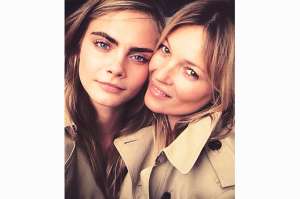 Cara Delevingne es controversial por sus recientes relaciones sentimentales l&eacute;sbicas, aparece con Kate Moss. 