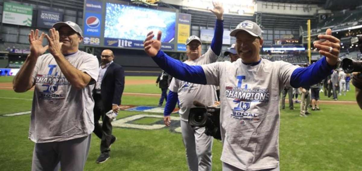Los Dodgers se quedaron con el campeonato de la Liga Nacional, tras derrotar a los Cerveceros de Milwaukee.