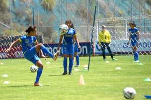 Las jugadoras nacionales tienen como primera meta clasificar al cuadrangular final y darle a Ecuador cupo en los Juegos Panamericanos &lsquo;Toronto 2015&rsquo;. Foto: Santiago Aguirre / El Tel&eacute;grafo.