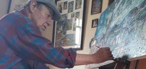  Rafael Guti&eacute;rrez Moreira, pintor de la provincia de Chimborazo con una fruct&iacute;fera trayectoria, es un arquitecto de profesi&oacute;n que abraz&oacute; las artes pl&aacute;sticas como la verdadera pasi&oacute;n de su vida.