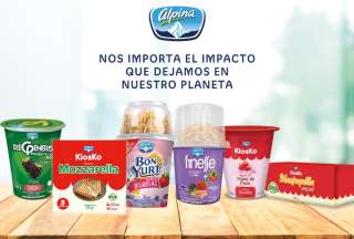 Alpina lanza empaques Pet y Biodegradables en productos lácteos