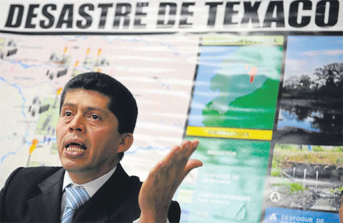 Pablo Fajardo, abogado. Nacionalidad: Ecuatoriana. Cargo: Abogado de 30 mil ind&iacute;genas y colonos amaz&oacute;nicos afectados por contaminaci&oacute;n. Foto: Archivo