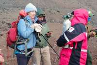 Los turistas se extraviaron el 9 de febrero de 2024, en el Chimborazo. 