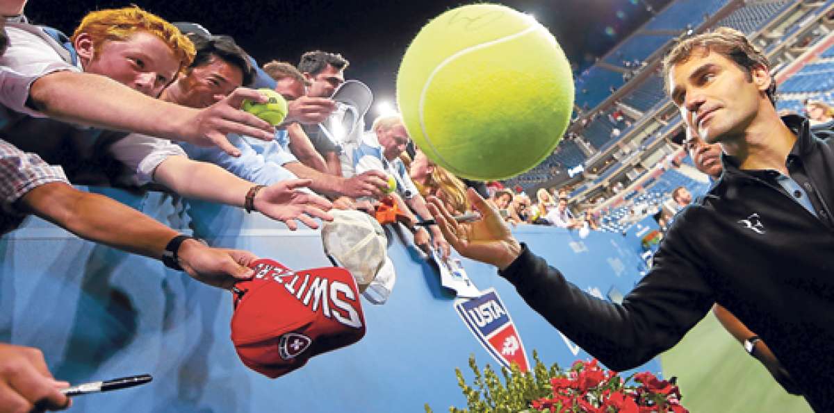 Roger Federer ha sido campe&oacute;n cinco veces consecutivas en el US Open entre 2004 y 2008. Foto: AFP.