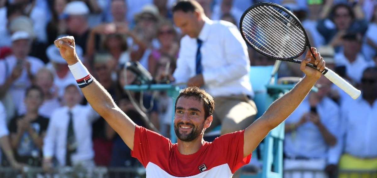 Cilic doblega a Djokovic en la final de Queen's
