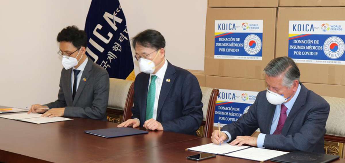 Koica entreg&oacute; dos donativos con anterioridad en la capital del pa&iacute;s.