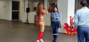 Un video del evento que circul&oacute; en redes sociales caus&oacute; indignaci&oacute;n entre los internautas.