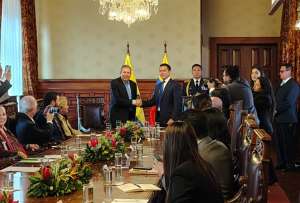 Edmundo González, presidente electo de Venezuela, se reunió con el mandatario ecuatoriano, Daniel Noboa.
