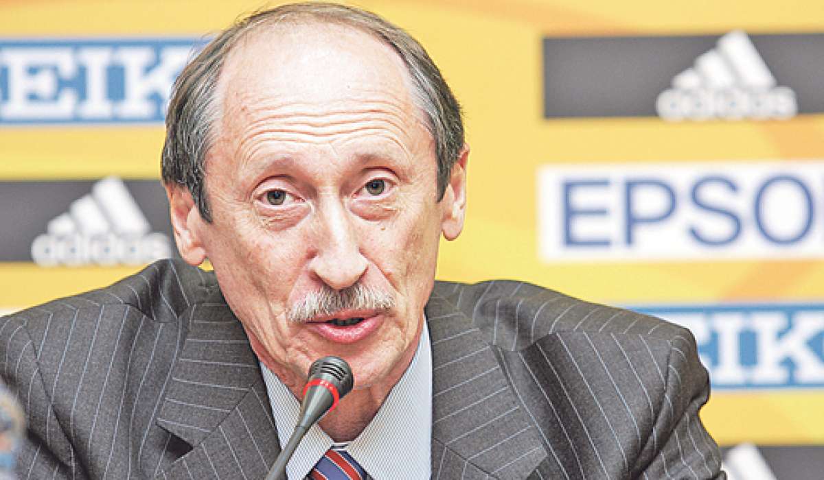 Balakhnichev durante la rueda de prensa en la que anunci&oacute; su renuncia a la Federaci&oacute;n Rusa de Atletismo. Calific&oacute; al dopaje como un problema serio. Foto: Internet