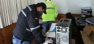 En el allanamiento efectuado en Bol&iacute;var por presunta corrupci&oacute;n no hubo personas detenidas.