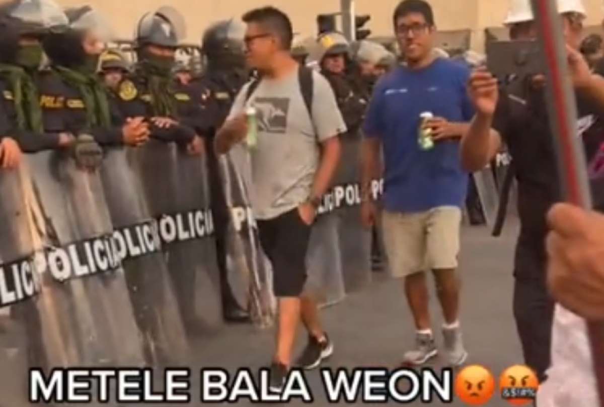 Hombre incita a la Policía a que dispare contra una mujer campesina en Perú