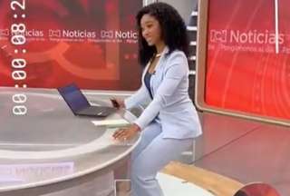 Rossy Lemos esquivó una caída en vivo como toda una experta, y ahora es la reina del equilibrio en redes.